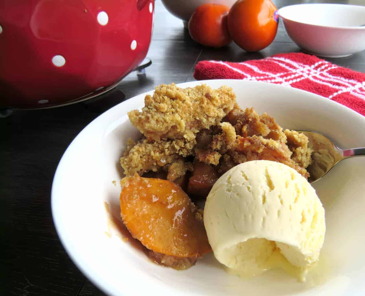 Persimmon Crumble - Just A Mum