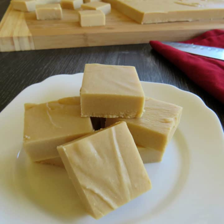 Caramel & White Chocolate Microwave Fudge