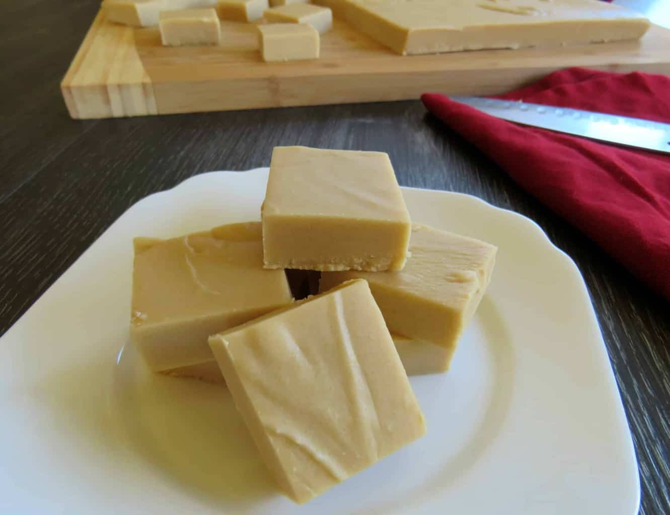 Just A Mum Caramel White Chocolate Microwave Fudge