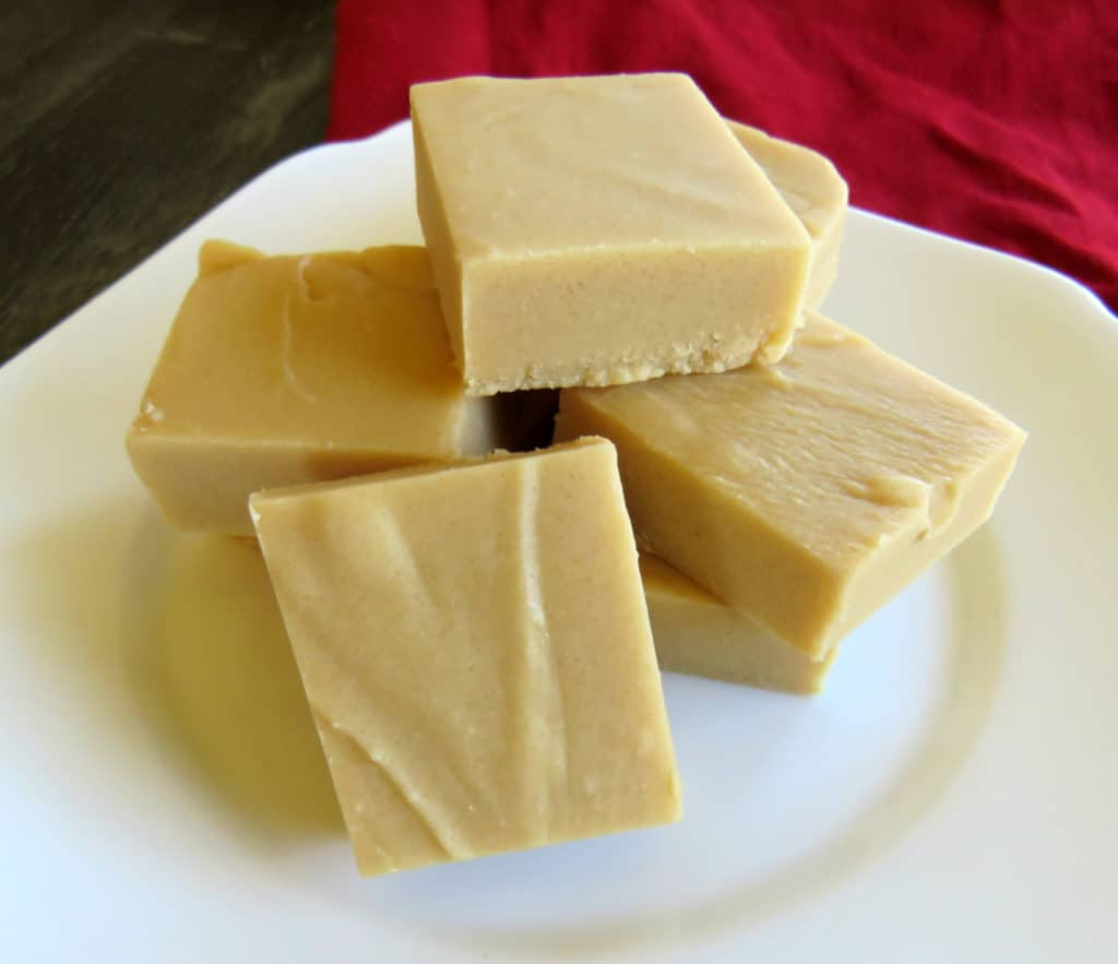 Caramel & White Chocolate Microwave Fudge Just a Mum's Kitchen