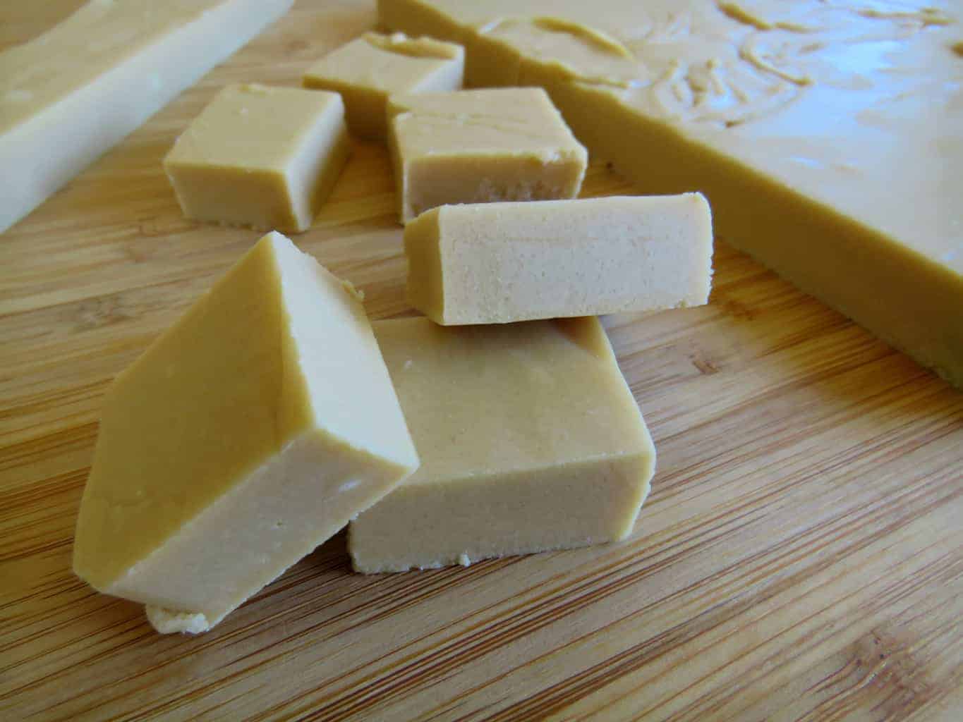 Just A Mum Caramel White Chocolate Microwave Fudge