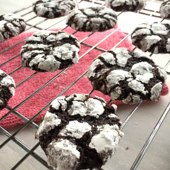 Chocolate Crackle Brownie Biscuits