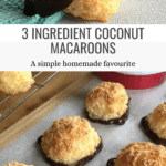 The Best 3 Ingredient Coconut Macaroons Pinterest Pin