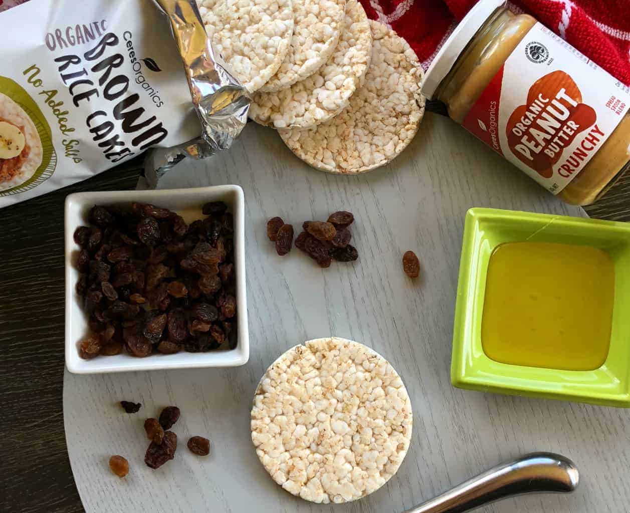 4 Delicious Rice Cake Topping Ideas Ceres Organic Peanut Butter