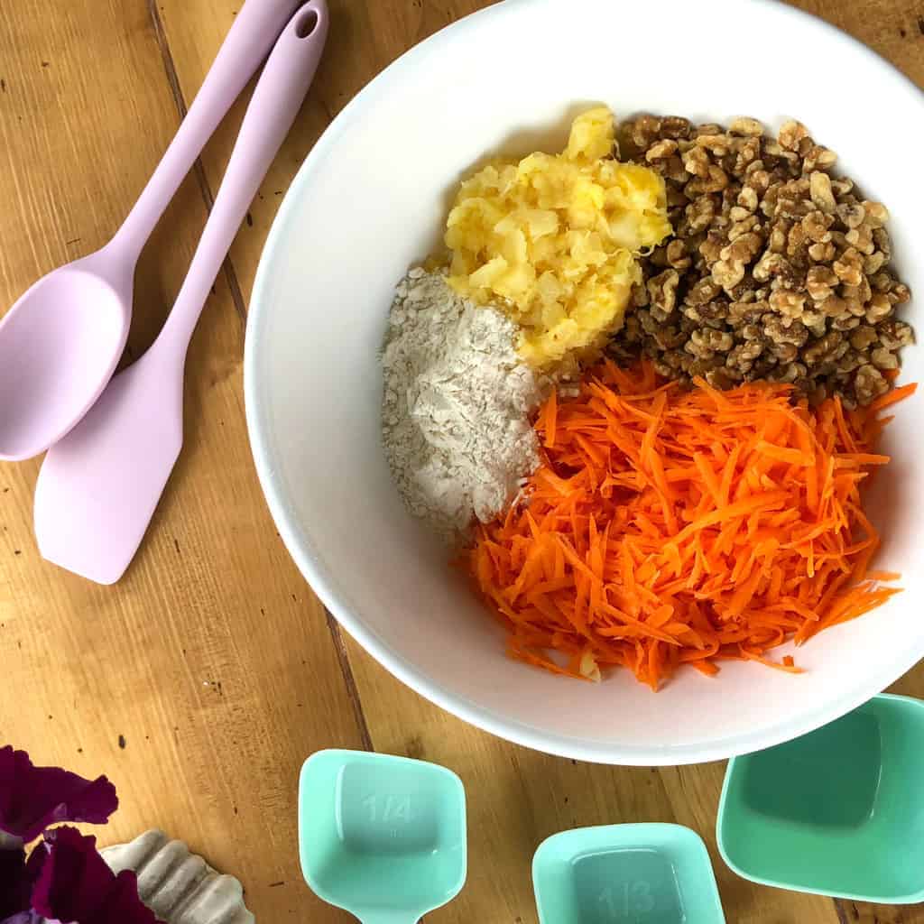 Ingredients for Carrot Cake Just A Mum 