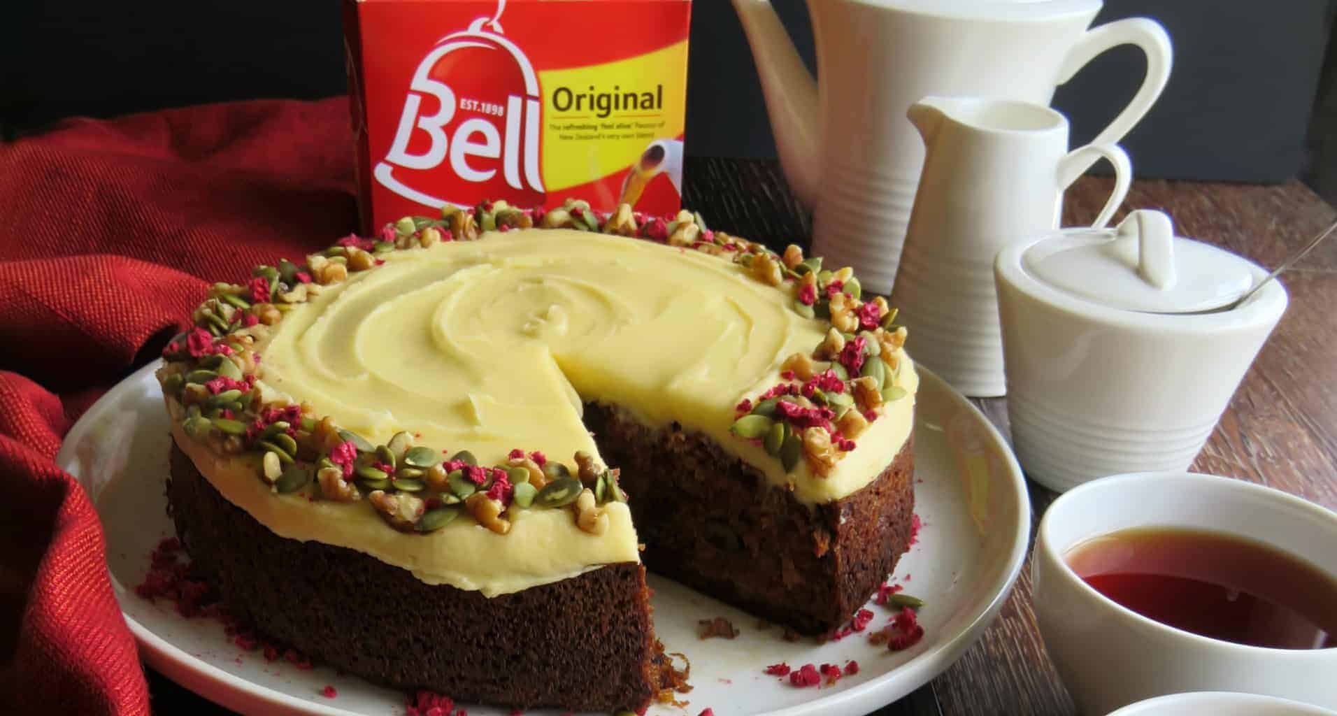 Carrot Cake and Bell Tea Just A Mum
