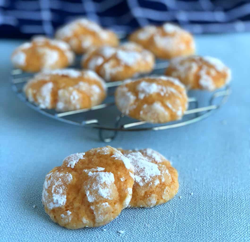 Just A Mum's Orange Crackle Cookies 