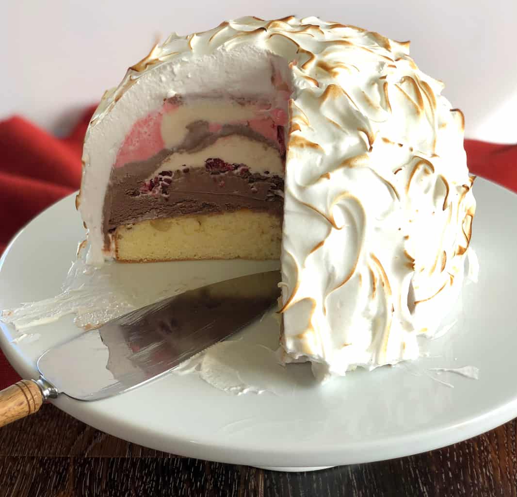 Sliced Baked Alaska - easy recipe