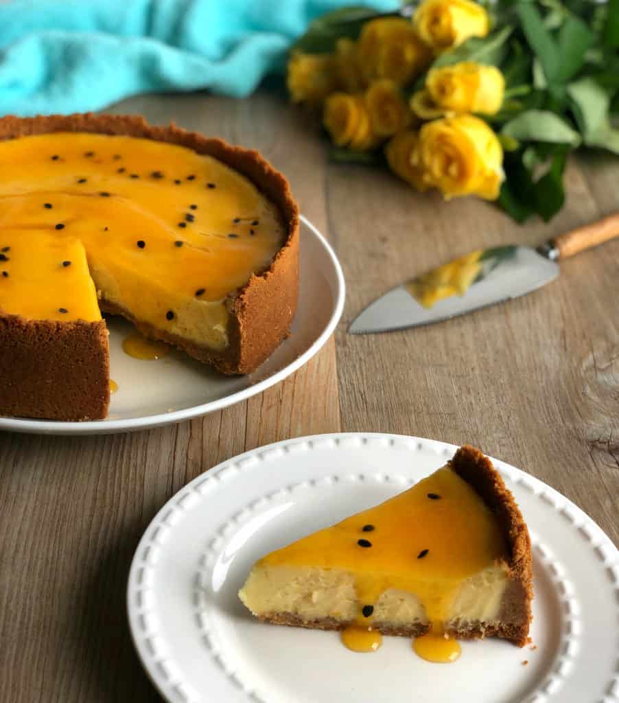 Easy Baked New York Cheesecake - Just a Mum's Kitchen