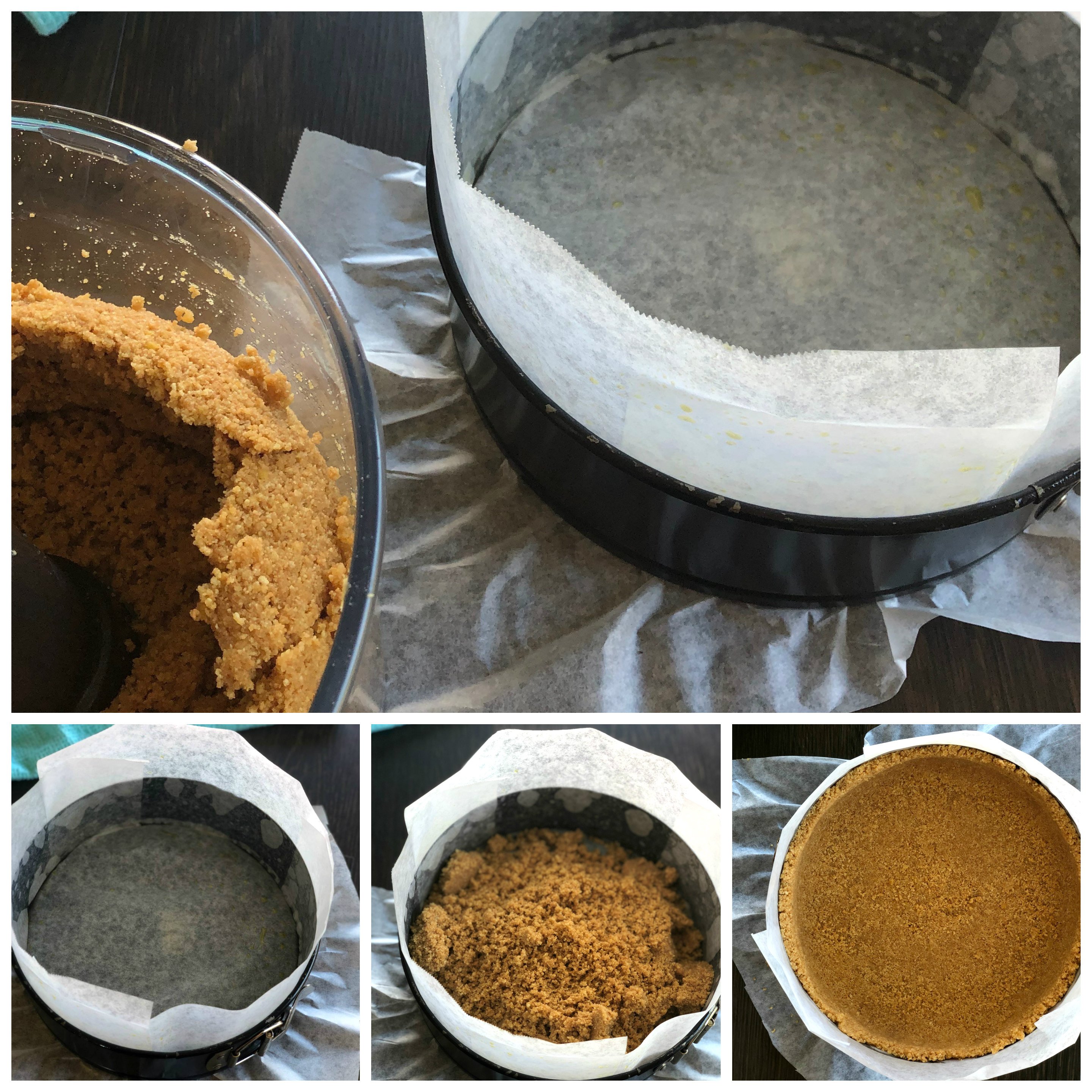 Preparing the Base for a Baked Cheesecake Tips