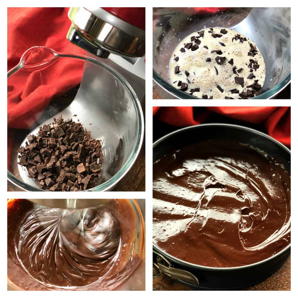 Preparing Dark Chocolate Ganache
