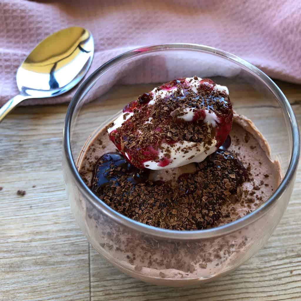 3 Ingredient Dairy Free Chocolate Mousse
