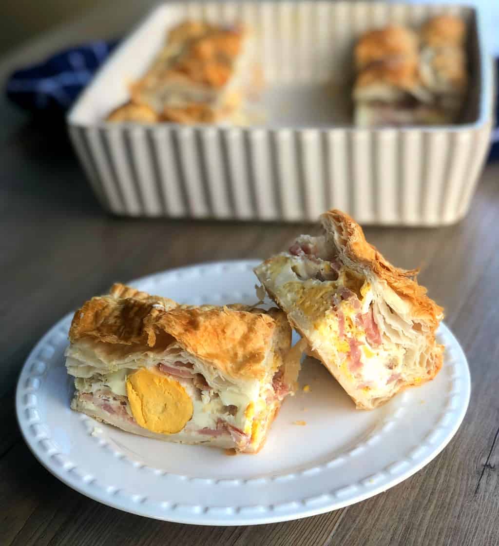 Bacon and Egg Pie Piece