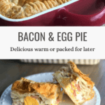 Best Homemade Bacon and Egg Pie for Sharing Pinterest Pin