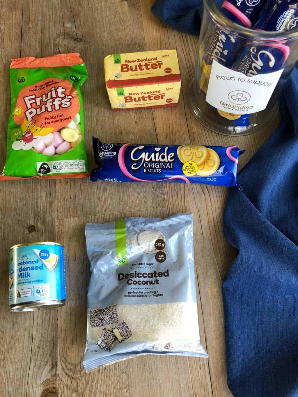 Ingredients for Lolly Cake 