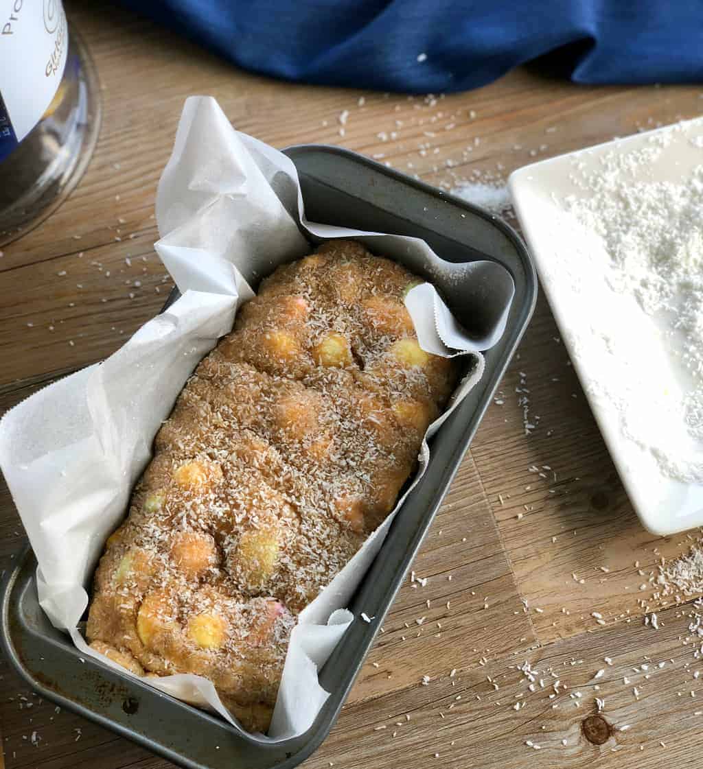 Set the Lolly Cake in a Loaf tin 