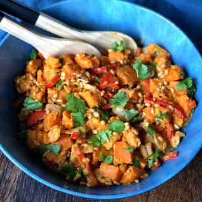 Just A Mum's Kumara & Bacon Salad