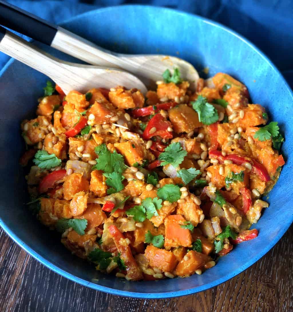 Bowl of Kumara & Bacon Salad 