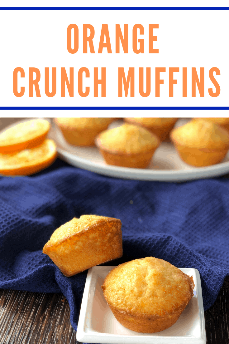 Orange Crunch Muffins Pinterest Pin