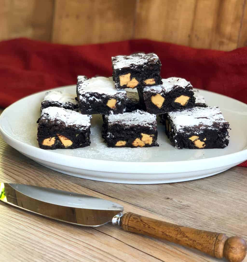 Plate of Caramilk Brownie