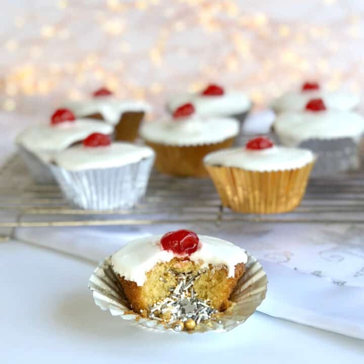 Maple Syrup Surprise Inside Cupcakes
