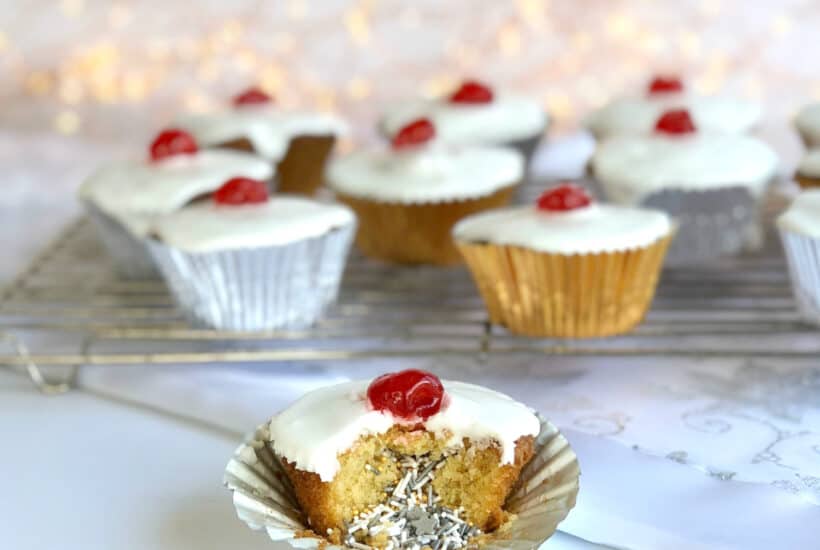 Maple Syrup Surprise Inside Cupcakes