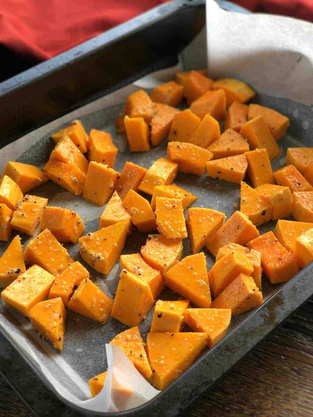 How to Peel and Roast Butternut Pumpkin