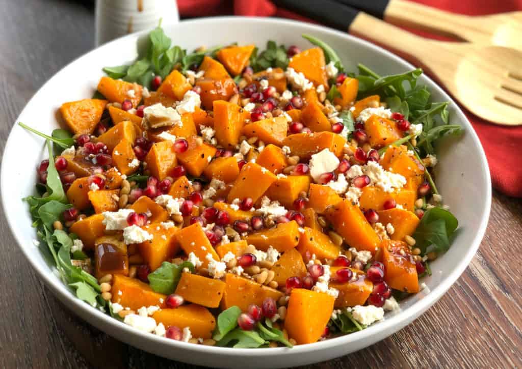 Roasted Butternut Pumpkin Salad Just A Mums Kitchen