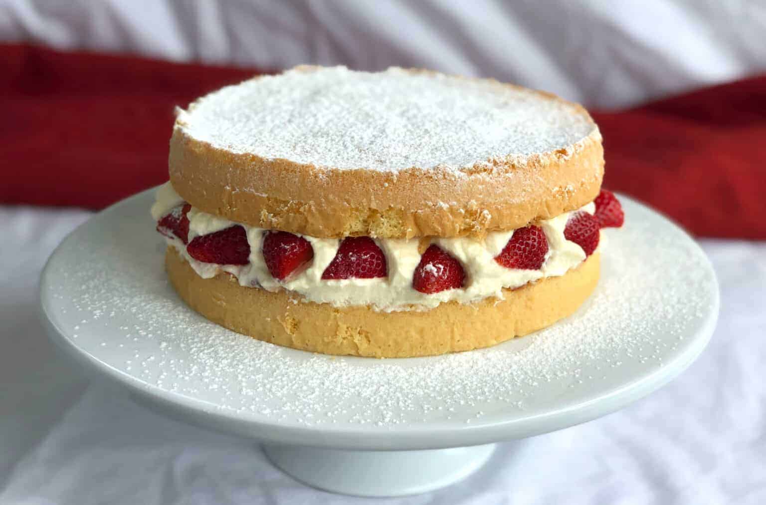 Easy Sponge Cake Recipe - Just a Mum's Kitchen