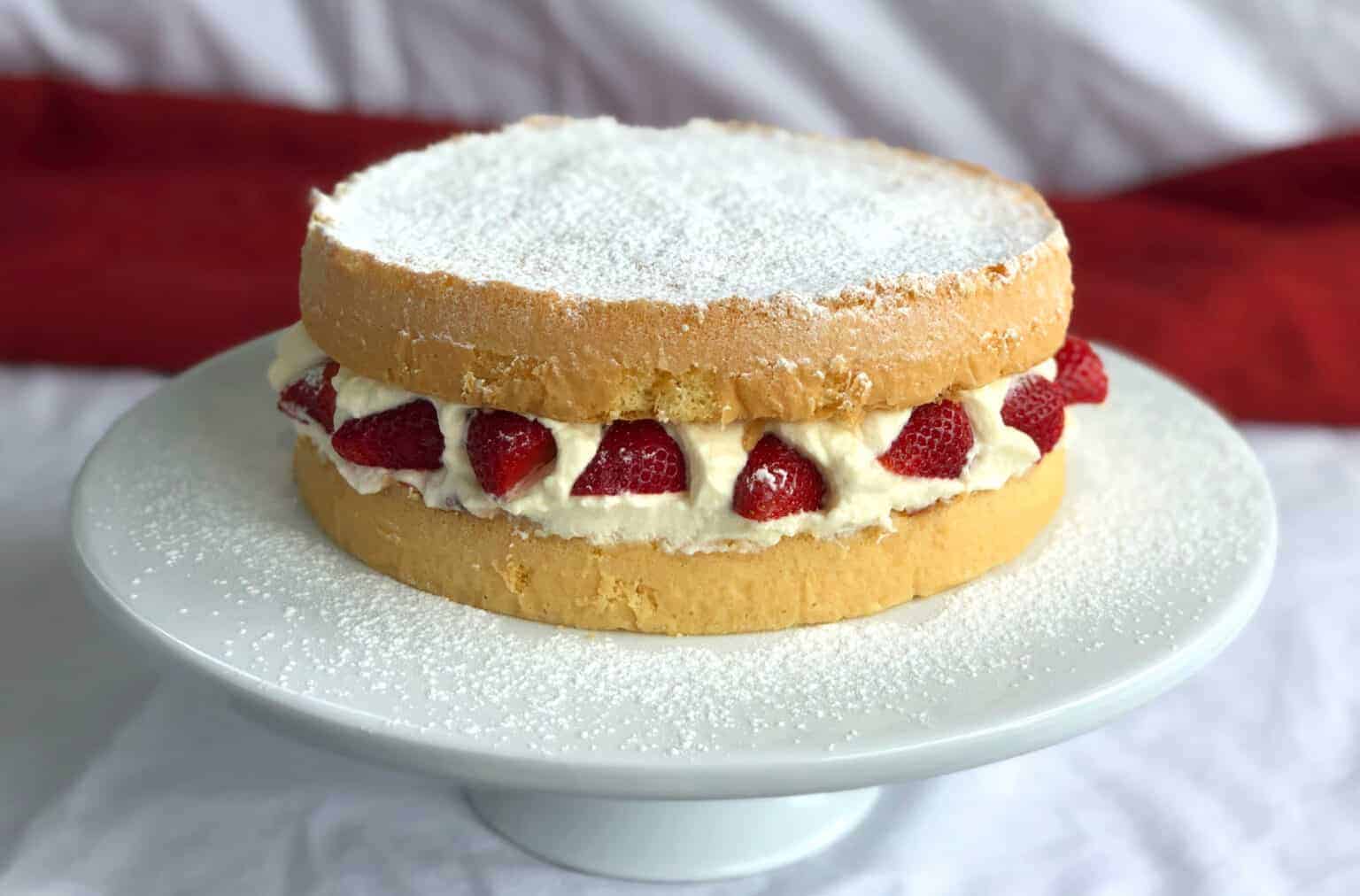 Easy Sponge Cake Recipe Just A Mum s Kitchen