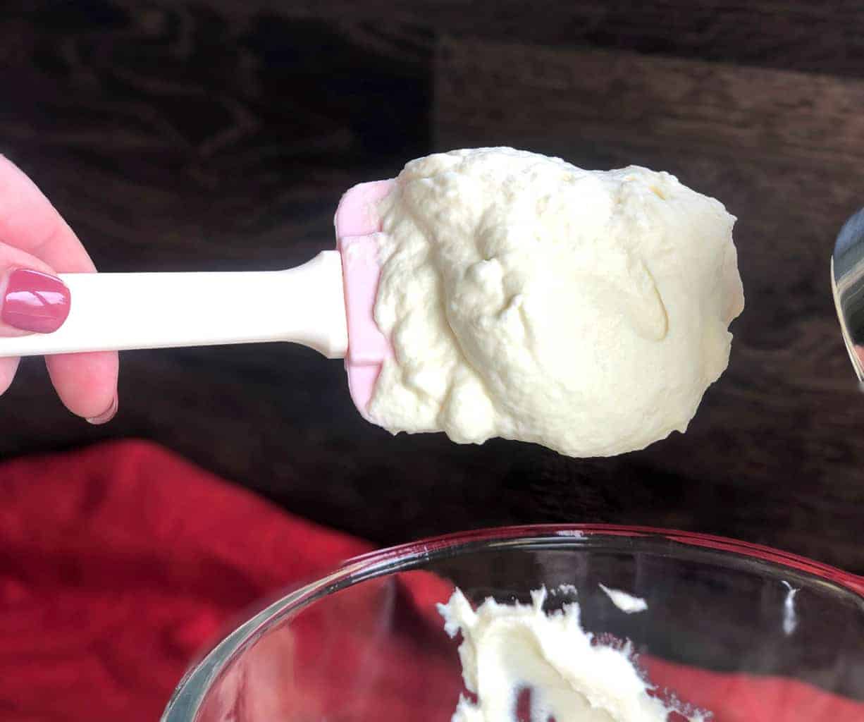 Making ice cream discount with whipping cream