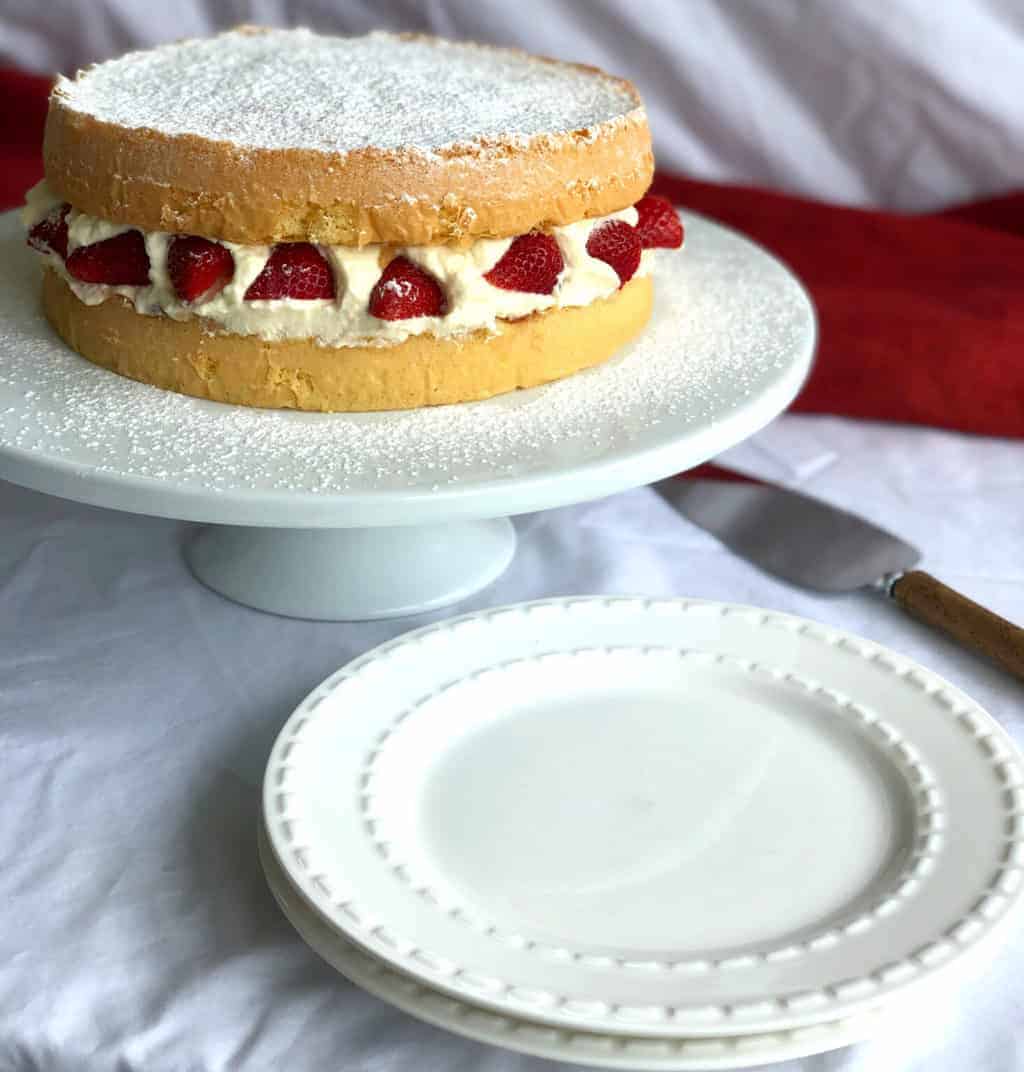 Easy Sponge Cake Recipe - Just a Mum's Kitchen