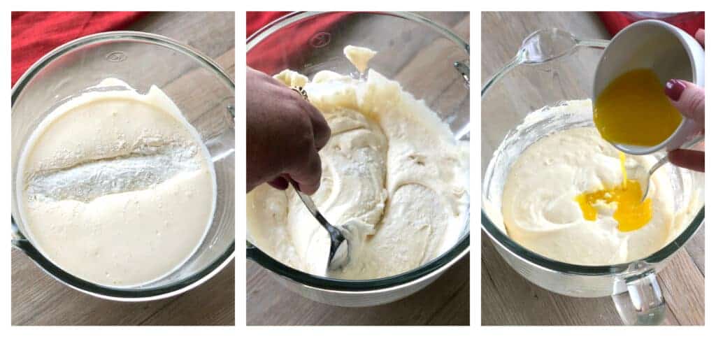 Step by Step for Making Sponge