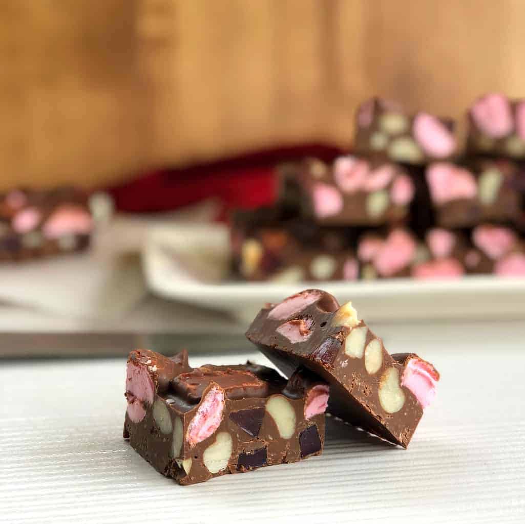 Pieces of rocky road 