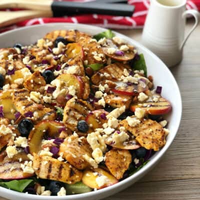 Just A Mum Pinterest Chicken & Nectarine Summer Salad