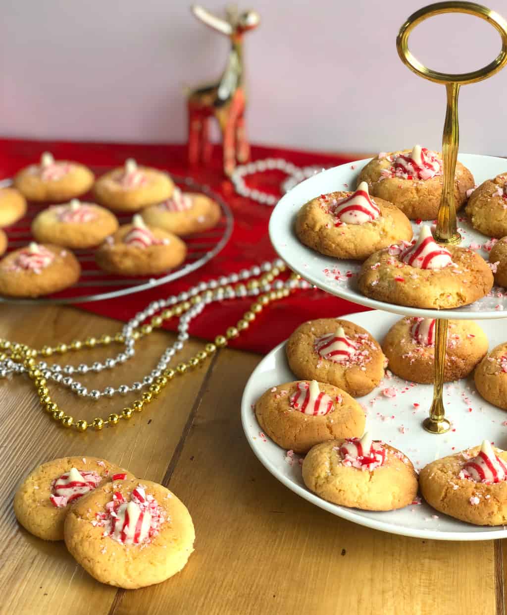 Hersheys Candy Cane Kisses Cookies 