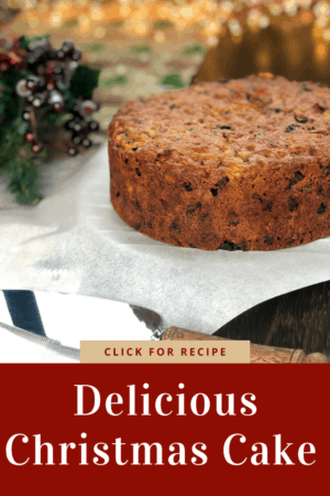 Delicious Christmas Cake - Just a Mum's Kitchen