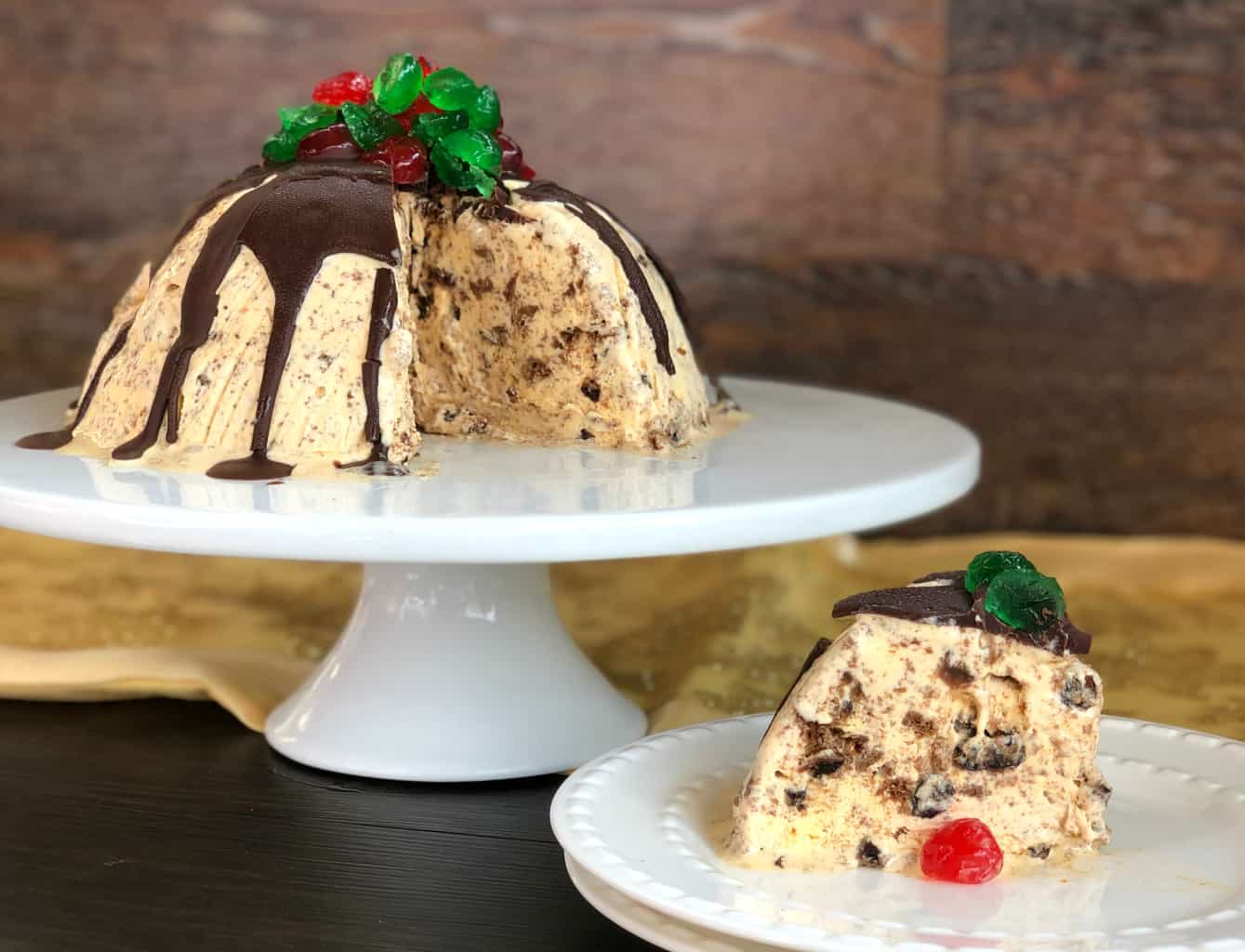 Peppermint Christmas Ice Cream Cake Bake Play Smile