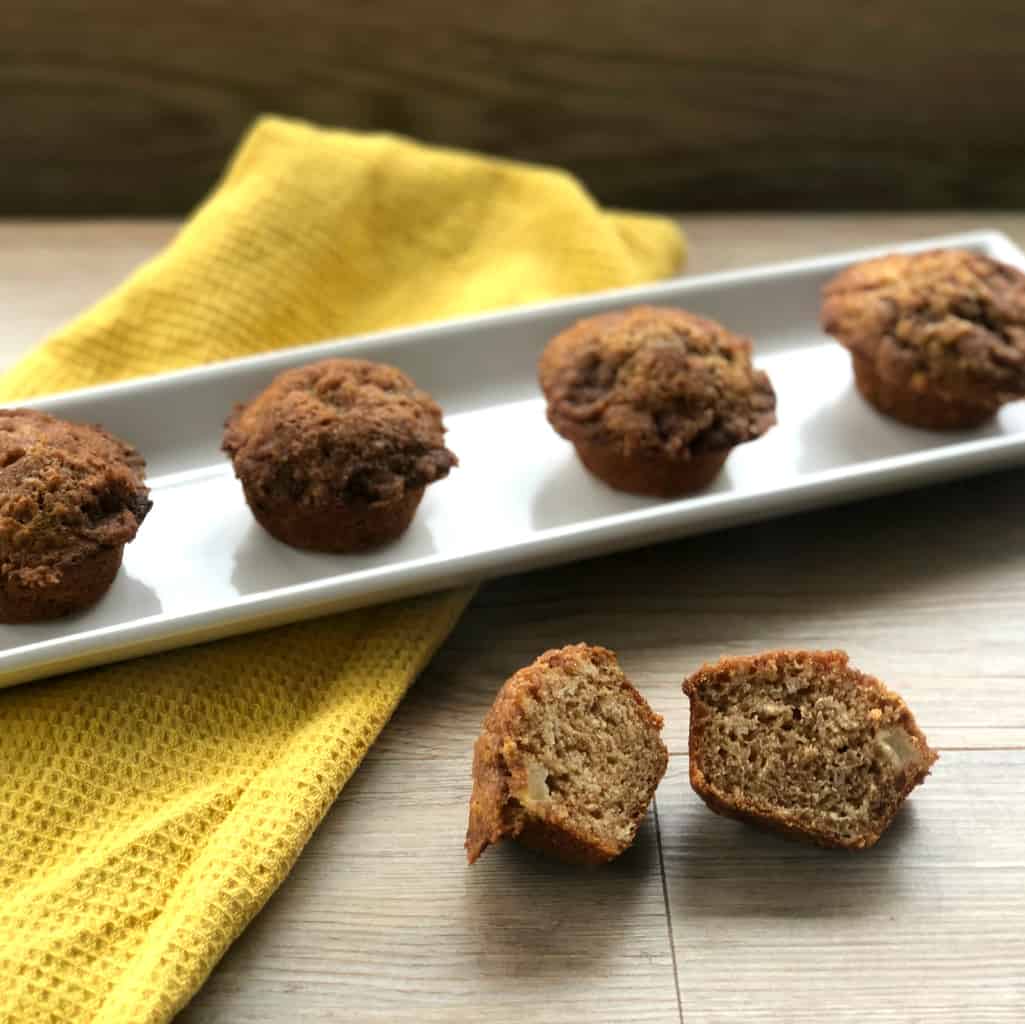 Grated and Apple Chunk Muffins 