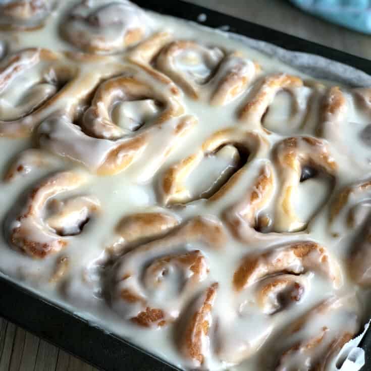 Glazed Apple Cinnamon Soft Rolls - Just a Mum's Kitchen