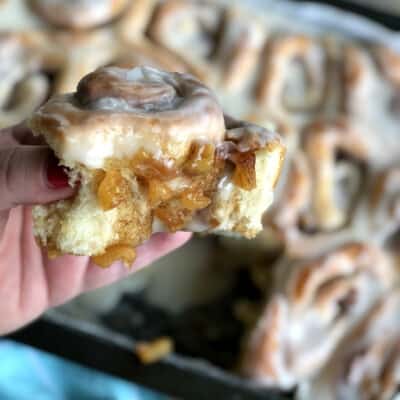 Apple Pie Cinnamon Soft Rolls