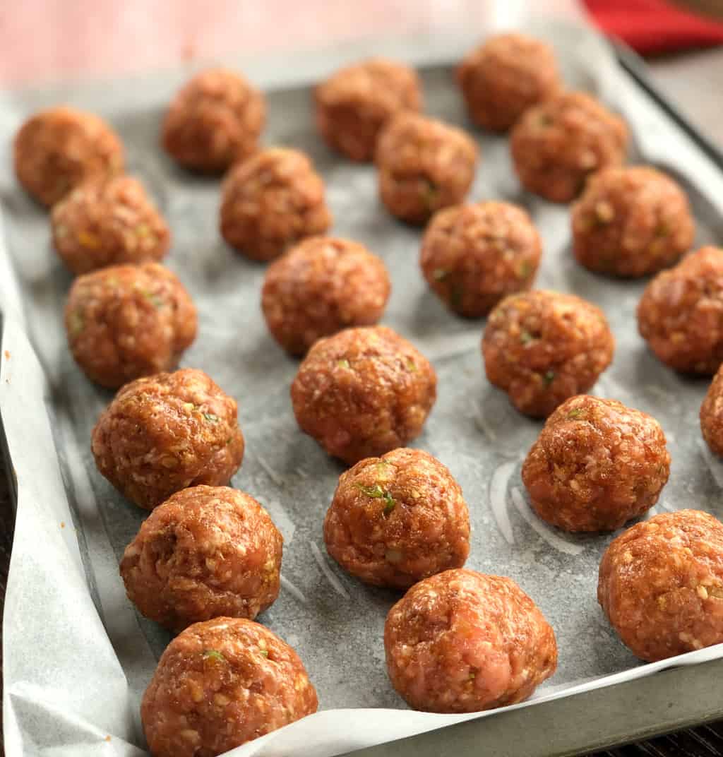 The best pork meatballs 