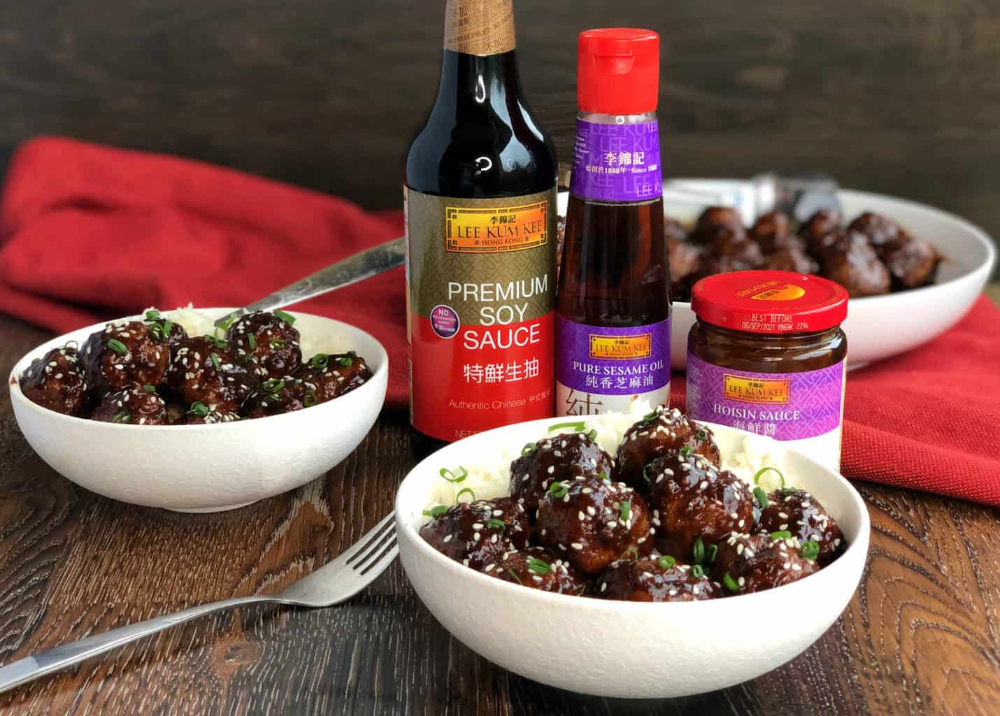 Lee Kum Kee Sticky Asian Meatballs 