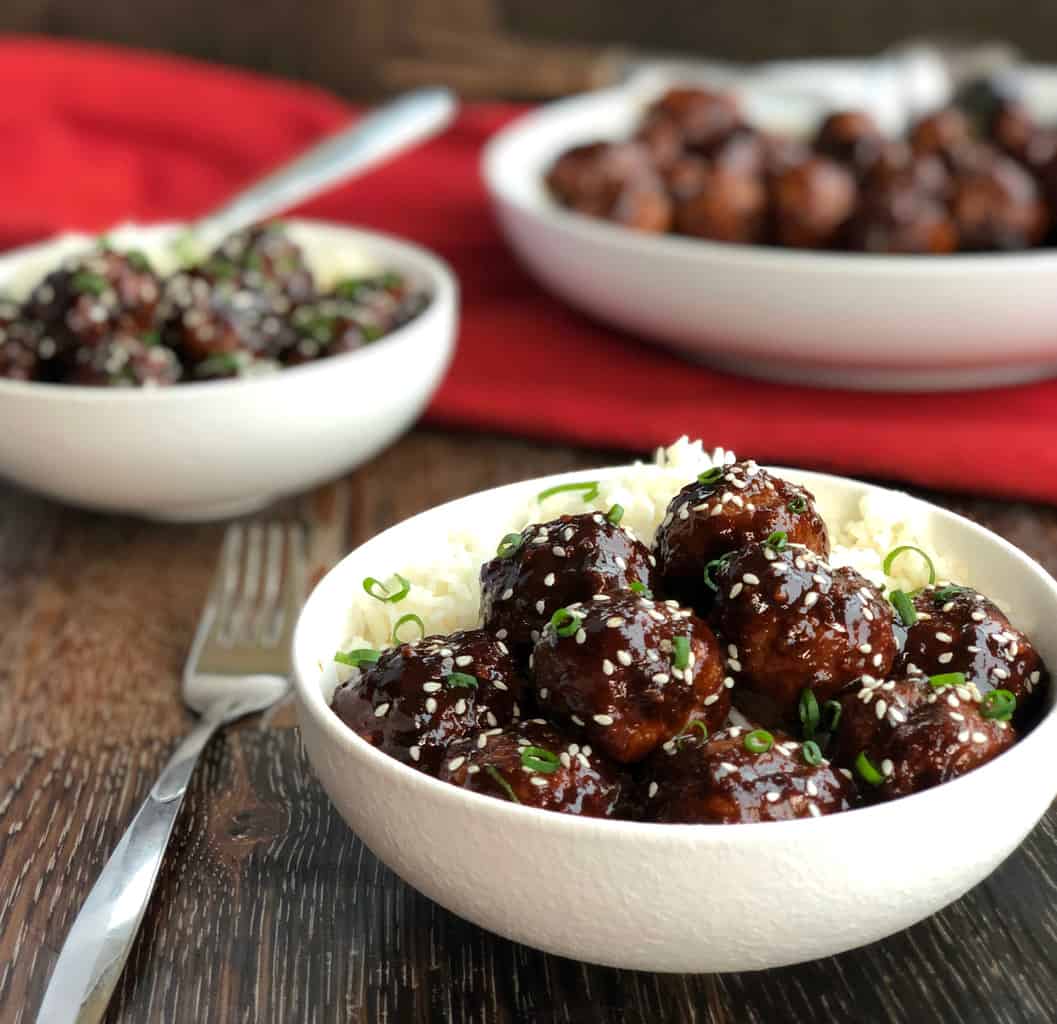 Sticky Asian Meatballs - Just a Mum's Kitchen