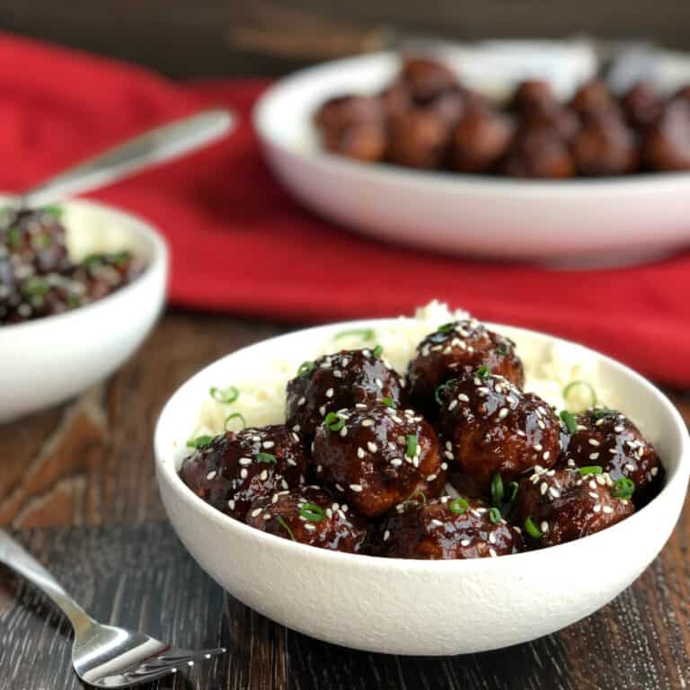 Sticky Asian Meatballs - Just a Mum's Kitchen