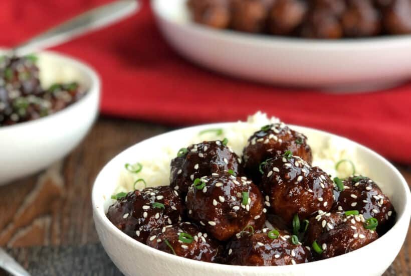 Sticky Asian Meatballs