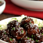 Better Than Takeaway Sticky Asian Meatballs Pinterest Pin