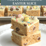 Easy White Chocolate Easter Slice Recipe Pinterest Pin