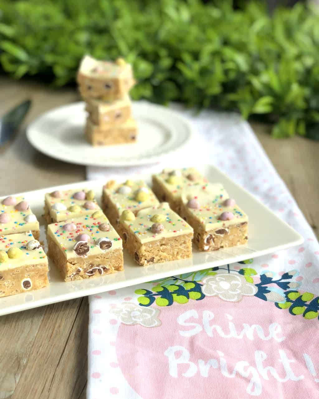 No Bake Easter Egg Slice 