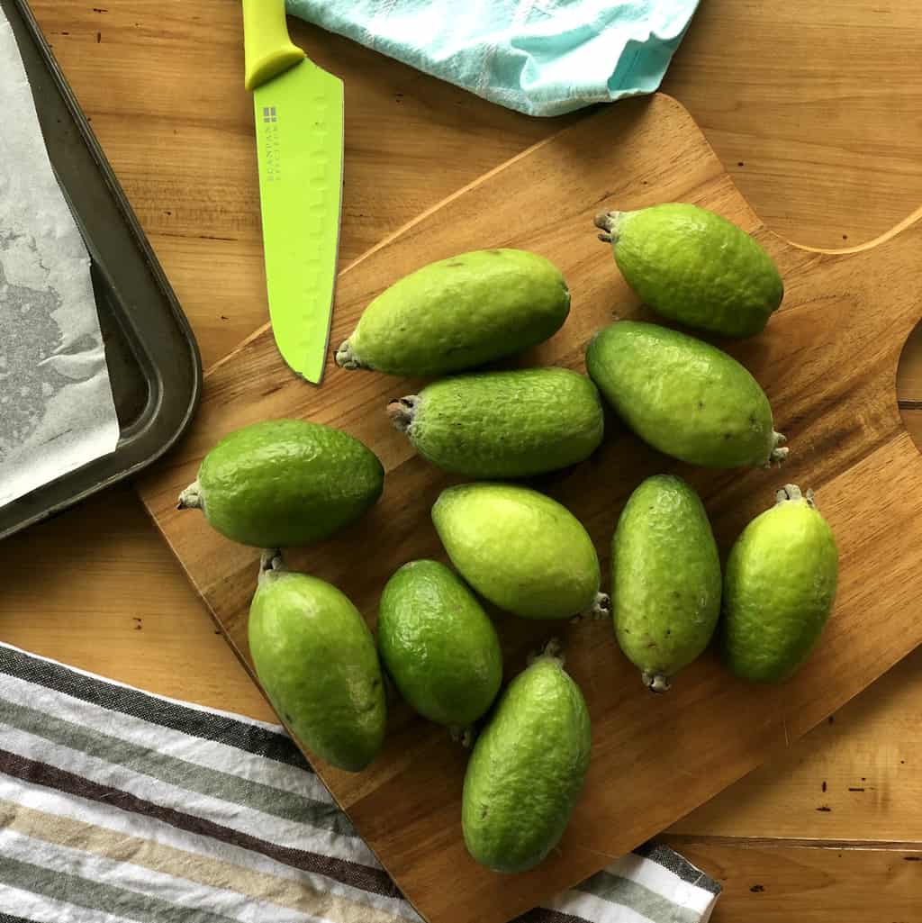 Feijoa and Banana Ice Cream 